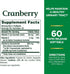 Nature's Bounty Cranberry Dietary Supplement - 60 Ct, Supports Urinary Tract and Immune Health, Softgels, 25,200 Mg