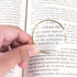 Gold Chain Necklace with 1-3/4 Inch Optical Magnifier Lens, 36-Inch for Reading, Jewelry, Increase Vision