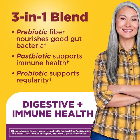 Immune Gummies, 48 Gummies, 24 Nature Made Triple-Action Biotics, Gut and Health Support, Digestive Probiotics