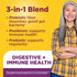 Immune Gummies, 48 Gummies, 24 Nature Made Triple-Action Biotics, Gut and Health Support, Digestive Probiotics