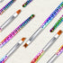 WOKOTO 8 Pcs Ombre Nail Brushes for Acrylic Nails Gradient Painting, Nail Art Brushes for Acrylic Application