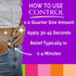 CONTROL Menstrual Cramp Relief Cream, Topical Pain Relief for Period Cramps, 3 oz Tube
