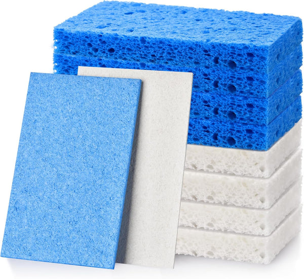 Mcyye 8PCS Compressed Kitchen Sponges Pack for Household Use, Premium Dish Sponges Kitchen