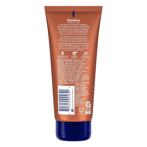 Vaseline Intensive Care Hand Crème Moisturizer for Dry Hands with Hyaluronic Acid, Vitamin B3, and Cocoa Butter 3.4 oz