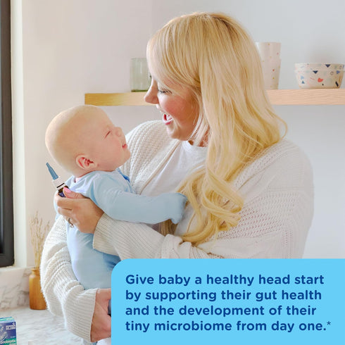 Mommy's Immune 400IU 0.34 Oz (30 Bliss Baby Probiotics + Vitamin D Drops, Supports Digestive Health & Function*
