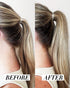 Kitsch PONYFULL Hair Volumizer Tool - Adds Lift and Style to Your Ponytail, Includes 3 No Snag Elastic Ties