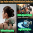 TruRim 4D 1 Set) Neck Massager with Heat, Electric Deep Tissue Kneading Massage,Wireless Deep Tissue Massage
