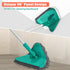 JEHONN Wall Cleaner Mop with Long Handle 82 Inches, 3-in-1 Duster with 6 Replacement Microfiber Pads for Walls