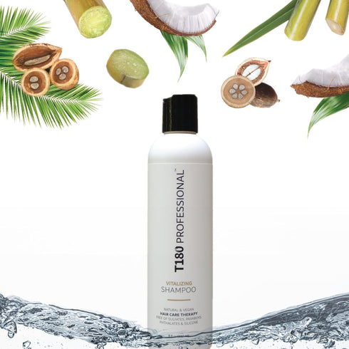 Vitalizing Shampoo, 4 fl oz | Natural Shampoo for Fine, Normal & Color Treated Hair, Vegan Hair Care