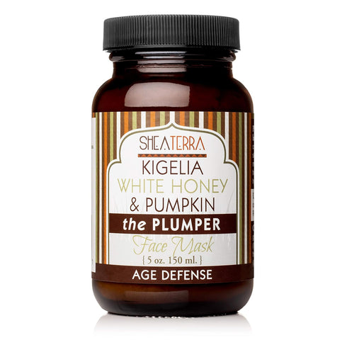 Shea Terra Kigelia Age Defense Collection - Plumping Face Mask with White Honey & Pumpkin, 5oz