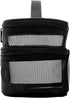 Tosnail Set of 3 Mesh Zipper Bags with Handle, Black Travel Toiletry Bag, Portable Organizer for Makeup & Skincare