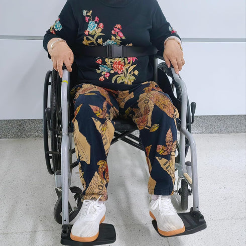 LYHHALO Wheelchair Safety Strap Seat Belt Anti-Slip and Anti-Fall Fixation Extra Long Size-Suitable Easy to Install