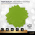 100 Pack Kiwi Green Beverage Napkins, 2 Ply Big Party Pack, Ideal for Wedding, Party, Birthday, 5” x 5”