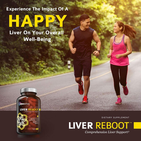 OmniBiotics Liver Cleanse Detox & Repair Supplement - 60 Vegan Capsules with Milk Thistle and Dandelion Root