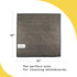 Microfiber Cleaning Cloth, Streak Free Whiteboard Rags, Dry Erase Towels, Pack of 12, Size 10 x 10 inch