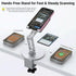 HUASAI Carbon Steel TCG Card Scanner Stand, Heavy-Duty C-Clamp Phone Holder for MTG & Sports Cards, Adjustable Scanning