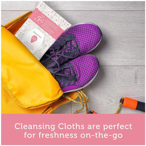 Summer's Eve 32 (Pack 5) Feminine Cleansing Cloths, Sensitive Skin, Sheer Floral ea