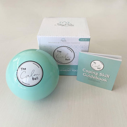StayCalm Wellness Products 8 20 The Calm Ball Therapist-Designed Coping Skills Magic Ball with Calming Strategies