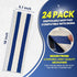 18 Inch Microfiber Disposable Mop Pad, 24 Pack for 16-18'' Hook & Loop System Mop, Compatible with Bona