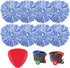 8 Pack RinseClean Spin Mop Replacement Head Refills with 1 Rotating Mop Base, Compatible with RinseClean 2 Tank System