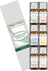 Weight Loss Essential Oil Variety Set - 6 Pack - 100% Pure Therapeutic Grade 10 ml (Peppermint, Grapefruit, etc.)