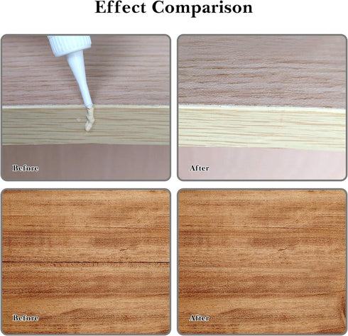 Furniture Repair Kit - 50 Piece Wood Floor Repair Set with 24 Colors Touch Up Kit, Scraper and Brushes