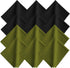 XTHEL Microfiber Eyeglass Cleaning Cloth - 12 Pack (6 Black + 6 Green),