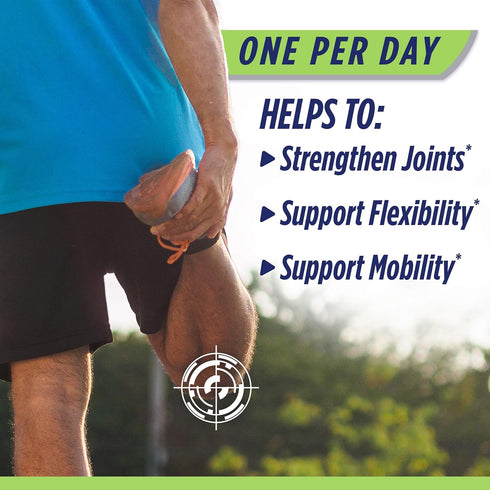 Immune 30 Osteo Bi-Flex One Per Day Vitamin D Supplement, Improve Joint Function, Support Bone and Health, Coated