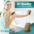 Perfect Scour 2 Pack Scrub Sponges for Kitchen, Non-Scratch Sponge with Heavy Duty Scouring Power for Cleaning