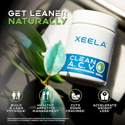 XEELA Apple Cider Vinegar Capsules for Weight Management - The Mother Formula