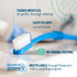 Packaging, 3 Count Preserve Eco Friendly Adult Toothbrushes, Made in The USA from Recycled Plastic, Lightweight Paper