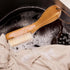 TAKAVU Laundry Brush for Stain Removal - Natural Boar Bristle Cleaning Brush with Ergonomic Handle
