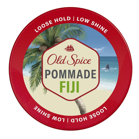Old Spice Fiji Pomade for Men - Loose Hold, Low Shine Hair Styling (2.22 Oz)