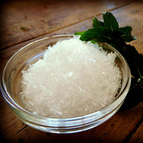 Mak Menthol Crystal 4 oz - Pure Organic 100% Natural Menthol Crystals from Mint, Resealable Standup Bag