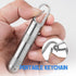 Small Titanium Pill Case, TISUR Keychain Pill Holder, Portable Waterproof Metal Pill Organizer (Gray Titanium Medium -