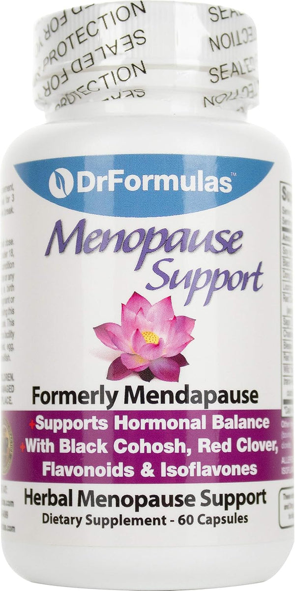 DrFormulas Menopause Supplement for Hot Flashes, Night Sweats, Mood Swings Relief, 60 Count