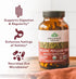 ORGANIC INDIA Psyllium Herbal Powder - Whole Husk Fiber, Healthy Elimination, Keto Friendly, Vegan, Gluten-Free, USDA Certified Organic, Non-GMO, Soluble & Insoluble Fiber Source - 180 Capsules