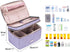 Lexeeco Medicine Storage Bag Pill Bottle Organizer with Portable Small Pouch Travel Medication Bottle Organizer