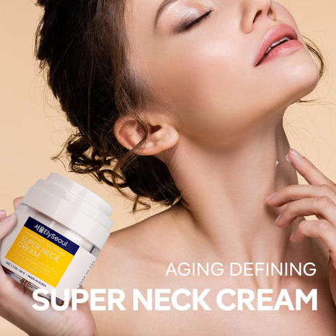 Super Neck Chest Wrinkle Cream - Advanced Tightening Firming Lifting, Korean Skin Care Anti-Aging