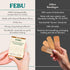 FEBU Eco-Friendly Bamboo Fabric Bandages, PFAS Free, Natural Hypoallergenic Bandages, 75 Count