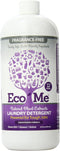 Eco-me Plant Based Concentrated Laundry Detergent, Unscented, 32 Fl Oz - Fragrance-Free and Clear