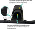 Holster,Black(XJ-1KD) Professional Massage Therapist Holster with Adjustable Belt, Massage Bottle Bag, Massage Lotion