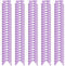 Bright Creations 100 Pack Purple Twist Tie Bows for Treat Bags, 3" Small Satin Ribbons for Craft Decoration, Gift Wrap