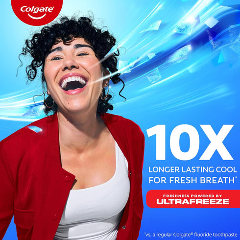 Pack, 4 Pack, 6.3 oz Colgate MaxFresh Cool Mint Toothpaste Fresh Breath Toothpaste with Fluoride and Hundreds of Mini