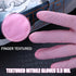 mummy 3.5 Pink Textured Nitrile Gloves Mil For Tattoo,Piercing,Beauty Salon,Home Clean,Gardening Use,Hotel Services
