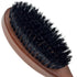 Murai By Giorgio GM6S Oval Cherrywood Beard Club Brush - Firm Boar Bristle Facial Brush for Men's Grooming