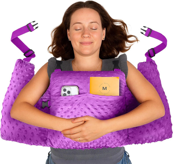 MOYOAMA Post Mastectomy Pillow Post Surgery - Wearable Chest Protection with Secure