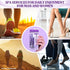 Pedicure Kit Foot Soak Set, 4 Step Foot Spa Kit with Bubble Salt, Sugar Scrub, Massage Mask, and Lotion (Lavender)