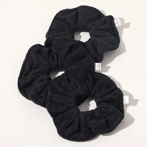 Ivyu Large Microfiber Hair Drying Scrunchies Towel Fiber, Anti Frizz Hair Products for Curl Hair, Fast Absorbent