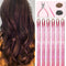 Pink Fairy Hair Tinsel Kit, 48 Inches 1200 Strands with Tools and Instruction, Glitter Tinsel Hair Extensions for Women